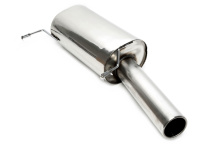 VW Golf I Cabriolet, Scirocco II Golf I Cabriolet, Typ 155, / Scirocco II, Typ 53B 1984-1993 Rostfri Bakre Ljuddämpare 1x90mm Rund TA Technix